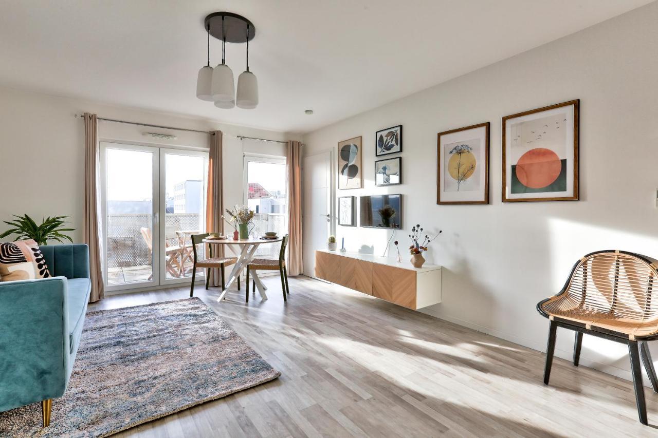 Charmant Appartement Neudorf Ouest Strasbourg Kültér fotó